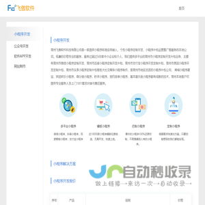 常州小程序开发_微信公众号开发_软件开发_网站APP开发-飞傲软件公司_飞傲软件